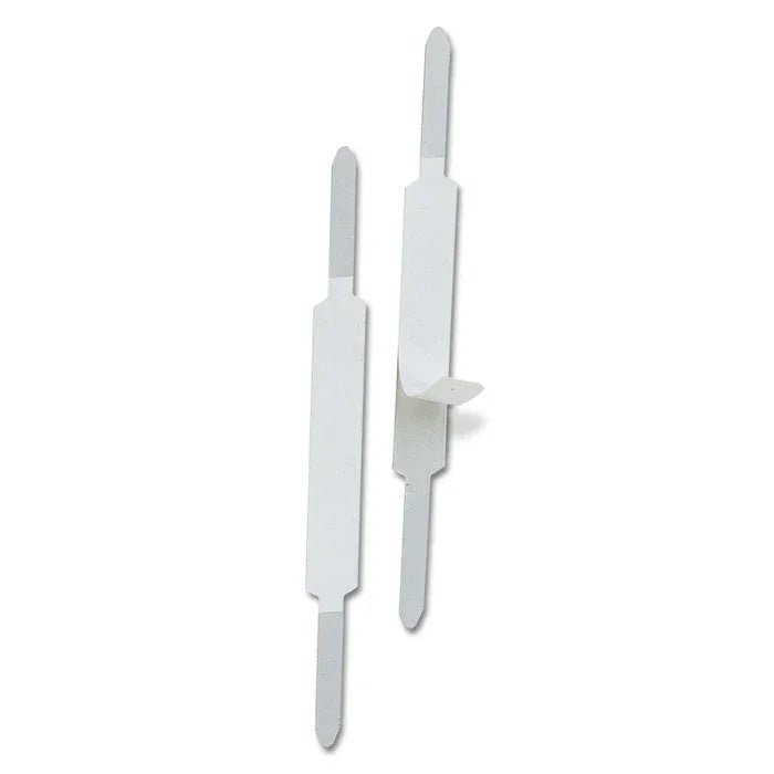 Self-Adhesive Prong Fasteners, Matte Steel Finish, 1-inch