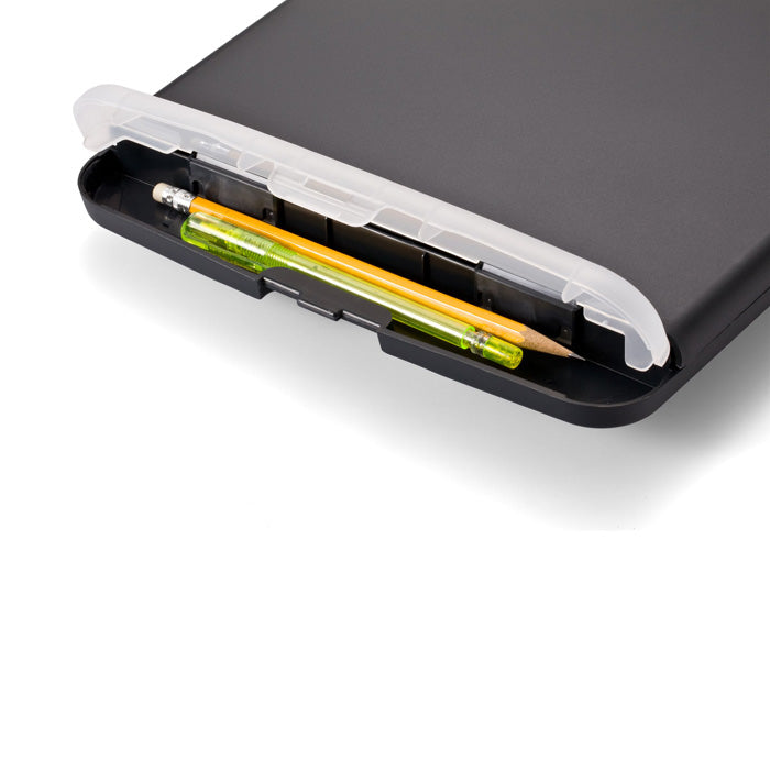 Slim Black Clipboard Storage Box