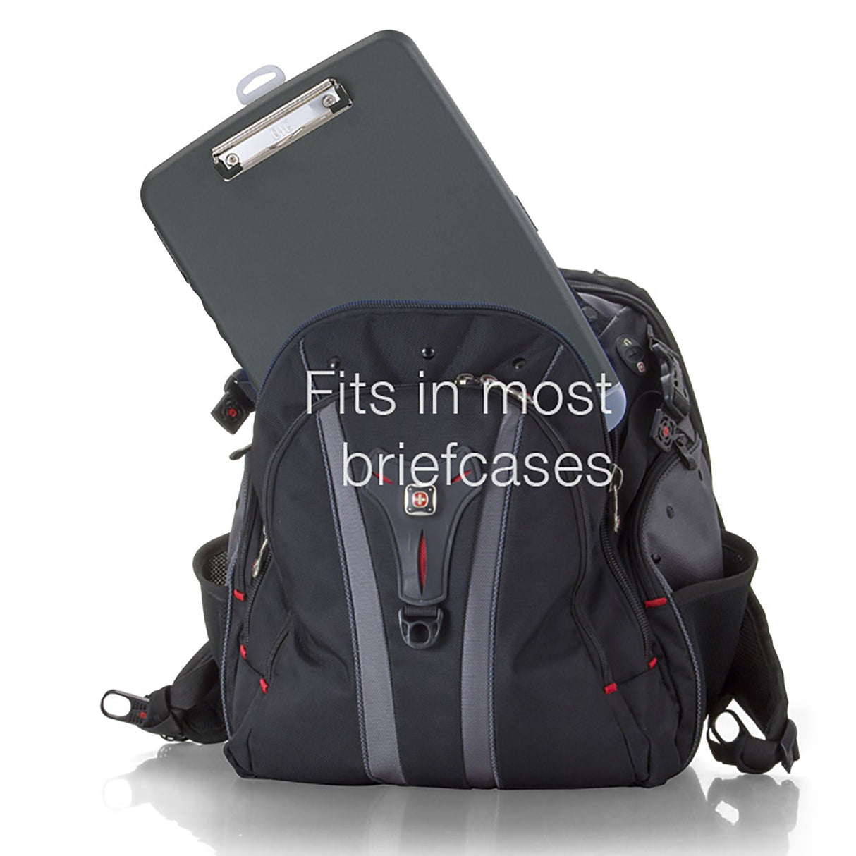 Slim Black Clipboard Storage Box