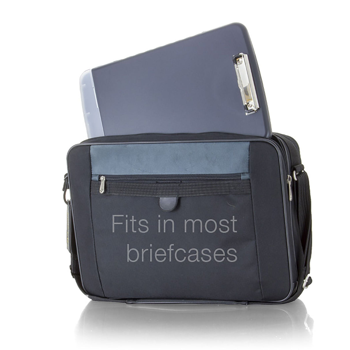 Slim Black Clipboard Storage Box