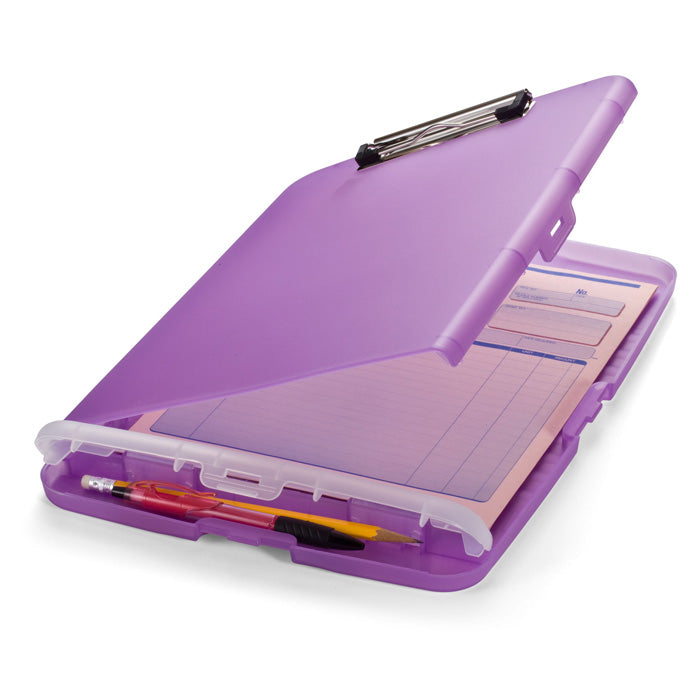 Slim Purple Clipboard Storage Box