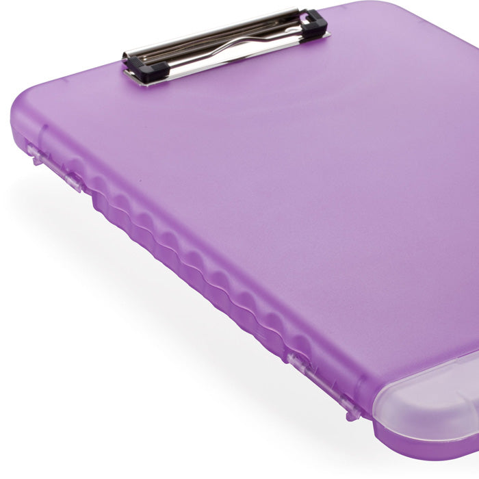 Slim Purple Clipboard Storage Box