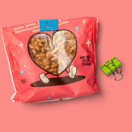 Snack Savers by Seat Sack – 16 Pack Smiley Face Bag Clips for Food Storage, Kitchen Organization & Pantry Essentials