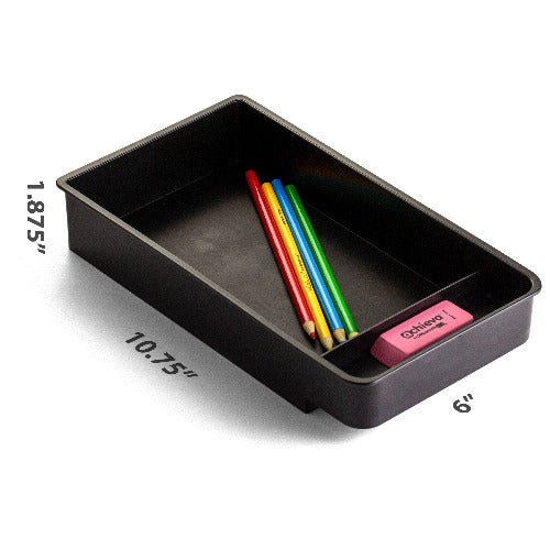 Stick-on Desk Drawer - Medium, Black