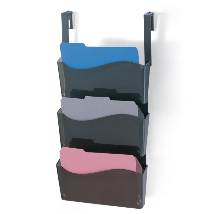 Unbreakable Wall File with Partition Hangers - Gray