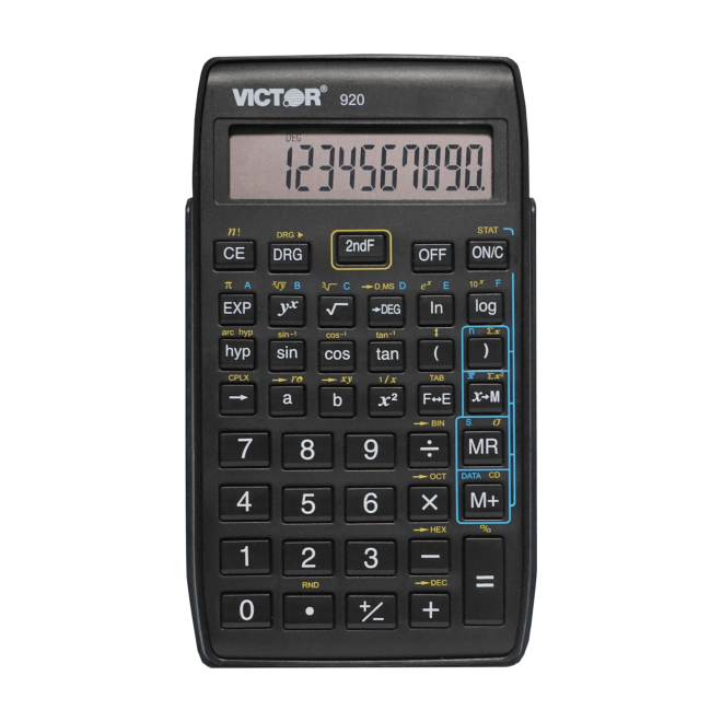 VICTOR® 10-Digit Compact Scientific Calculator