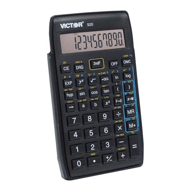 VICTOR® 10-Digit Compact Scientific Calculator