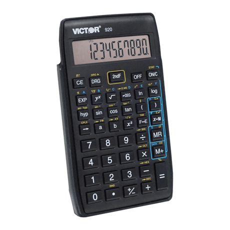 VICTOR® 10-Digit Compact Scientific Calculator