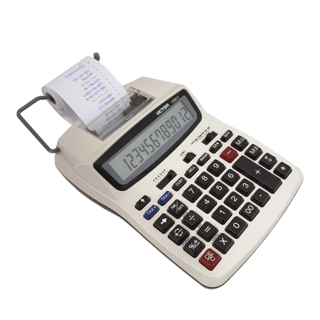 VICTOR® 12-Digit Compact Commercial Printing Calculator