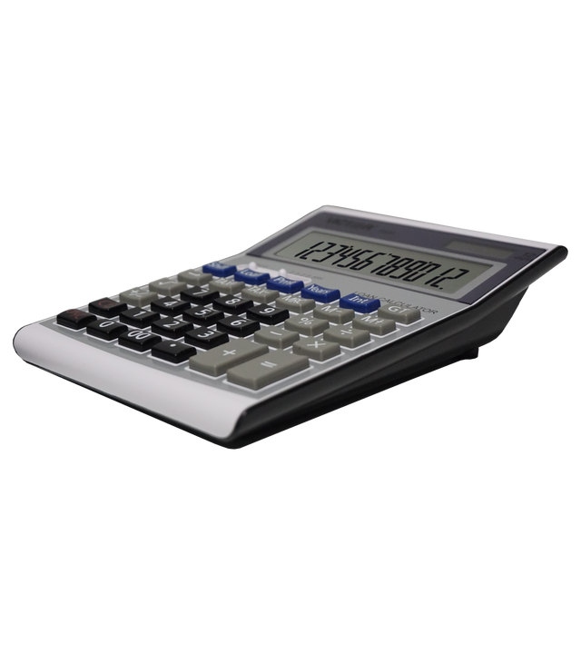VICTOR® 12-Digit Executive Desktop Financial Calculator with Loan Wizard