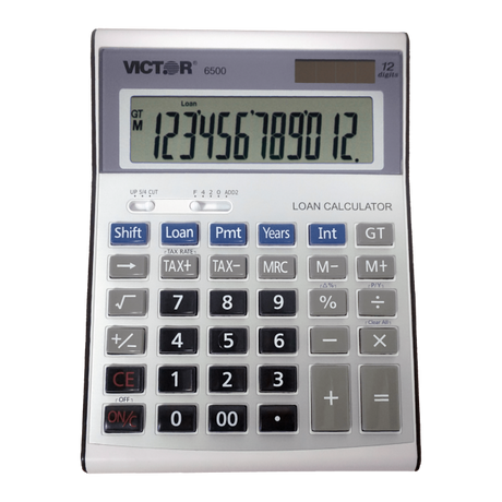 VICTOR® 12-Digit Executive Desktop Financial Calculator with Loan Wizard