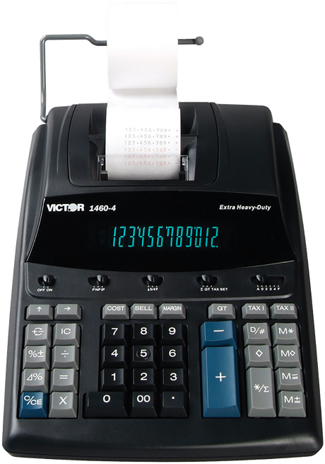 VICTOR® 12-Digit Extra Heavy-Duty Commercial Printing Calculator