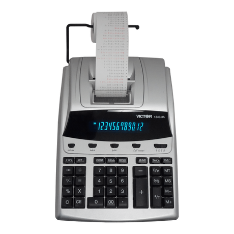 VICTOR® 12-Digit Heavy-Duty Commercial Printing Calculator