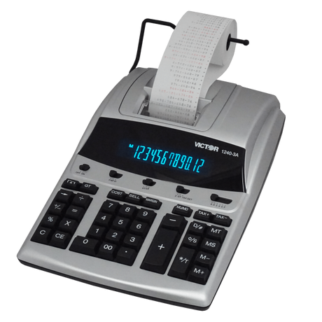 VICTOR® 12-Digit Heavy-Duty Commercial Printing Calculator