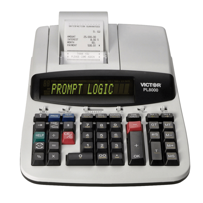 VICTOR® 14-Digit Heavy-Duty Commercial Printing Calculator with Prompt Logic®