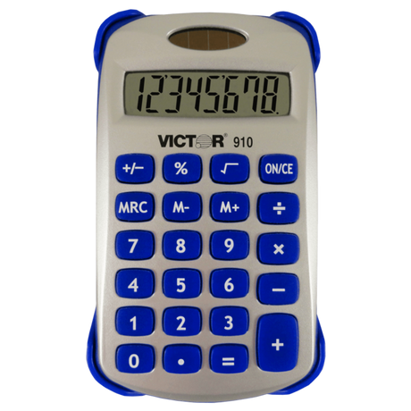 VICTOR® 8-Digit Handheld Calculator with Cover
