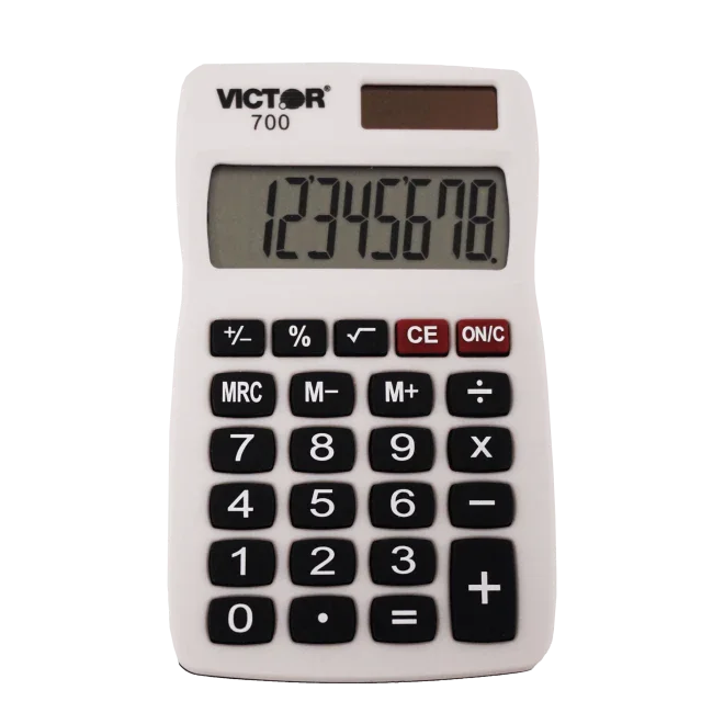 VICTOR® 8-Digit Pocket Calculator