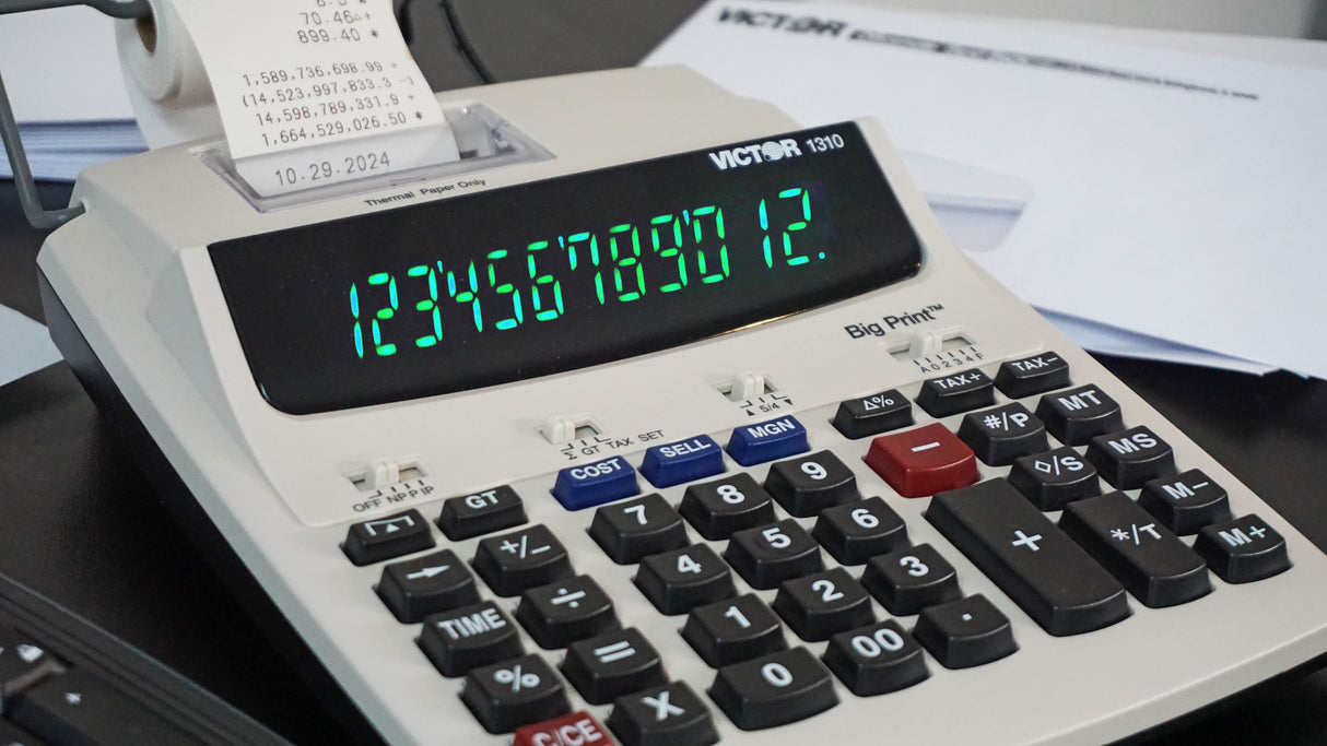 VICTOR® BIG PRINT™ Commercial Printing Calculator