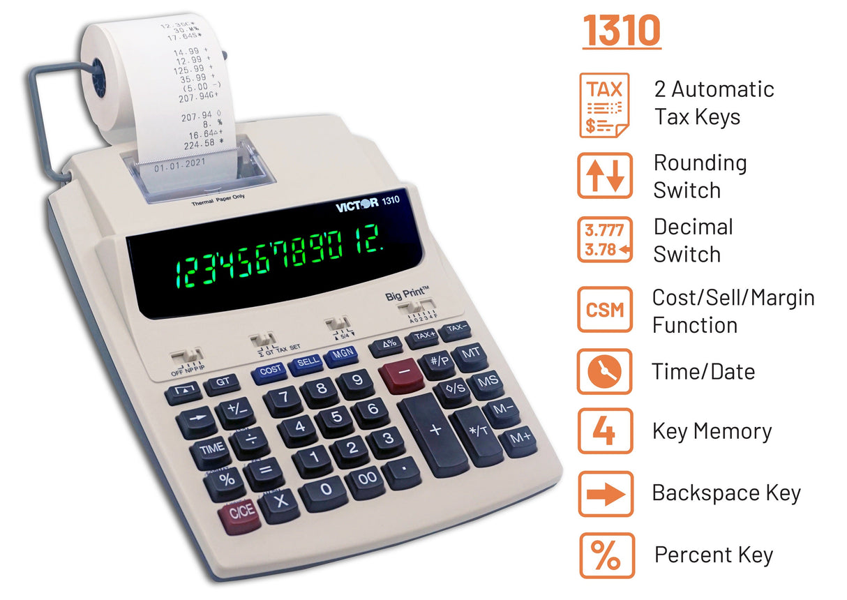 VICTOR® BIG PRINT™ Commercial Printing Calculator