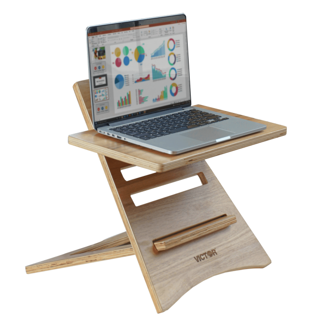 VICTOR® High Rise™ Acacia Wood Laptop Riser