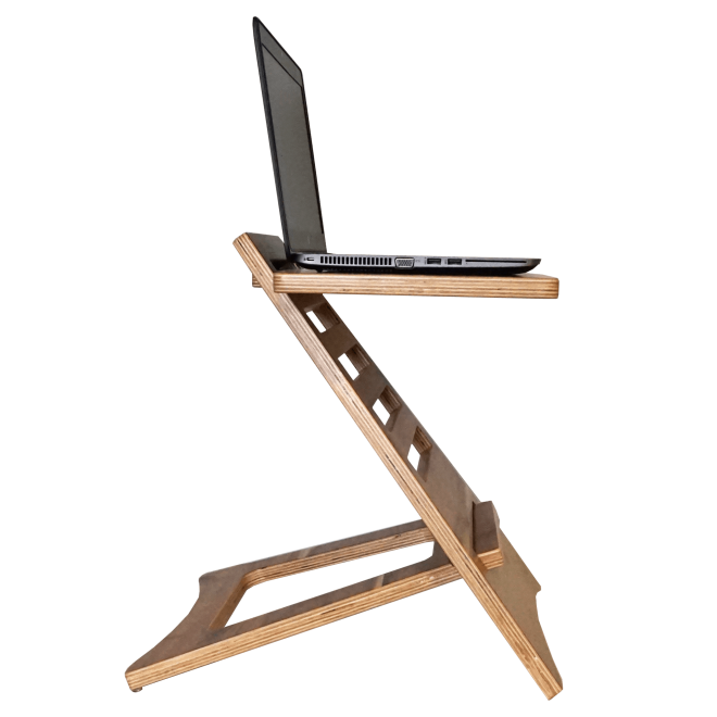 VICTOR® High Rise™ Acacia Wood Laptop Riser