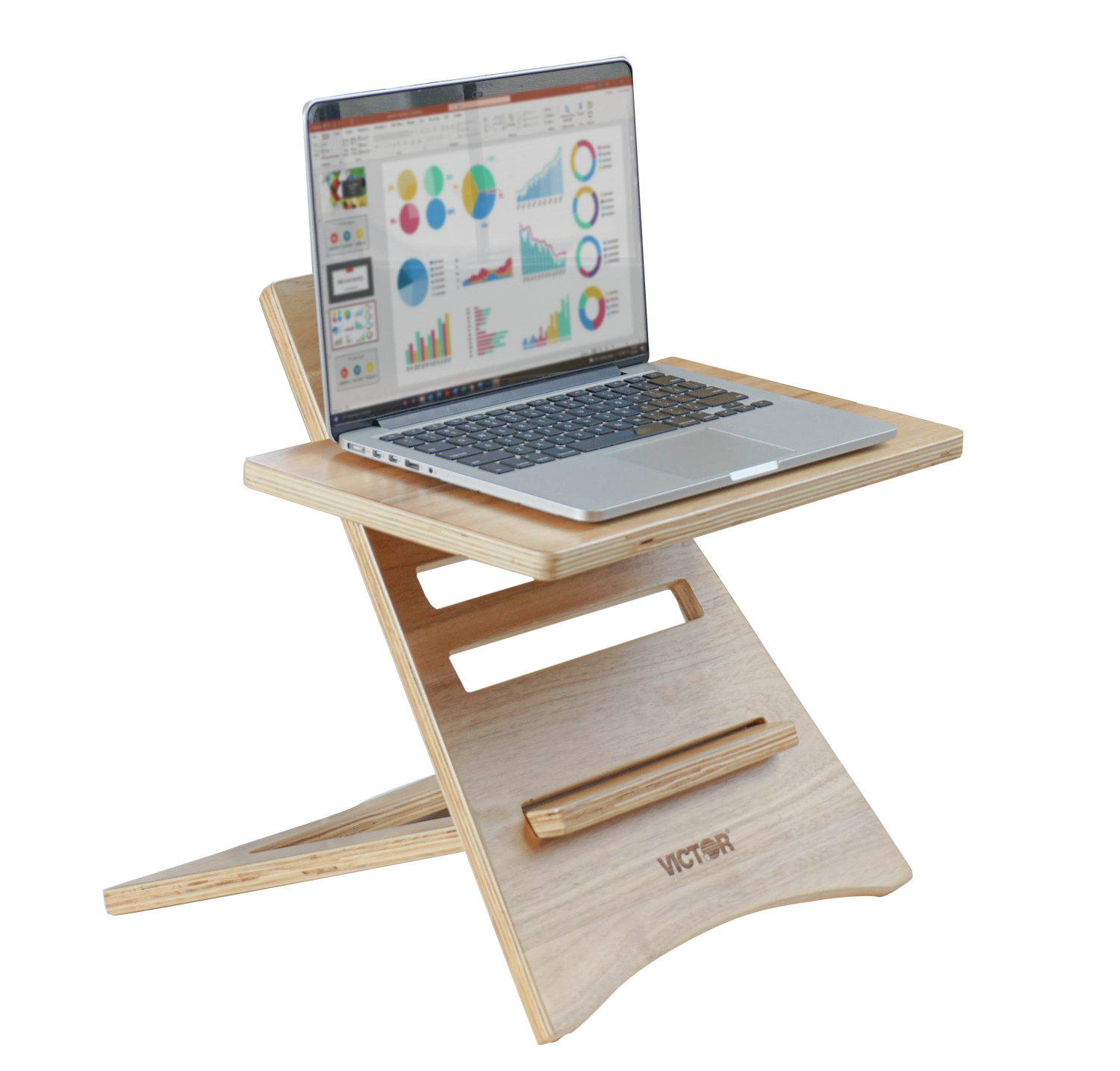 VICTOR® High Rise™ Acacia Wood Laptop Riser
