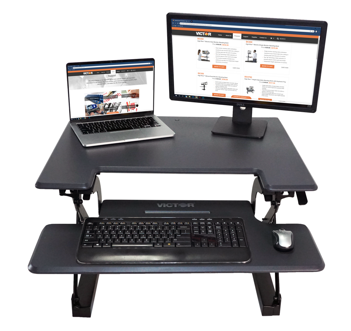 VICTOR® High Rise™ Adjustable Height Standing Desk