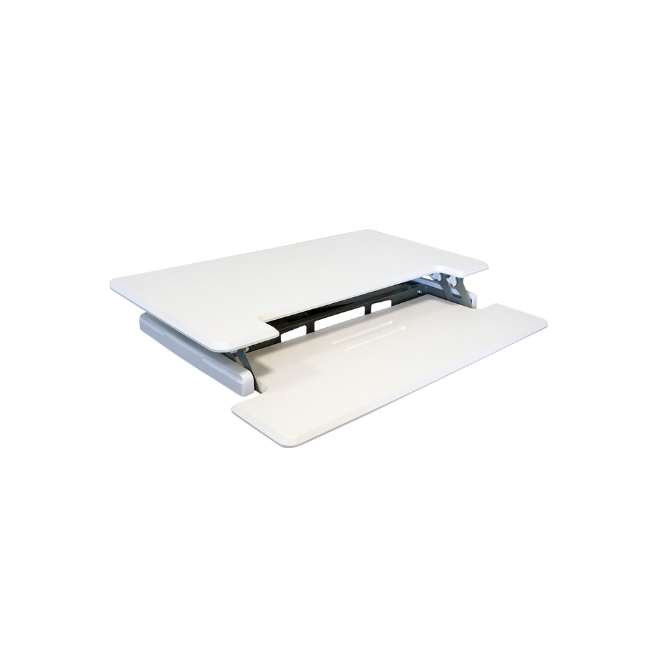 Victor High Rise Compact Adjustable Height Standing Desk with keyboard Tray