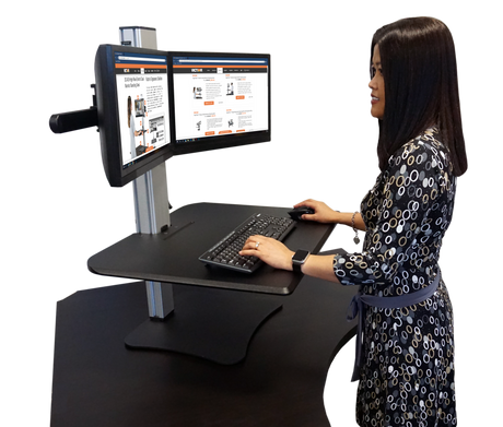 VICTOR® High Rise™ Dual Monitor Standing Desk