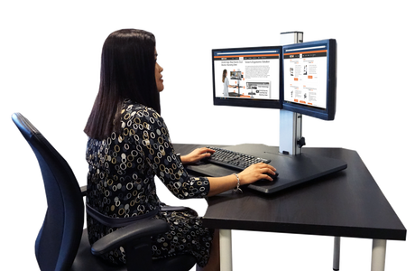 VICTOR® High Rise™ Dual Monitor Standing Desk