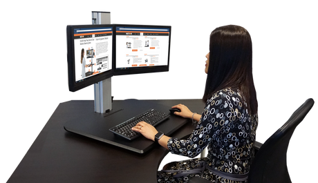 VICTOR® High Rise™ Dual Monitor Standing Desk