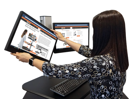 VICTOR® High Rise™ Dual Monitor Standing Desk
