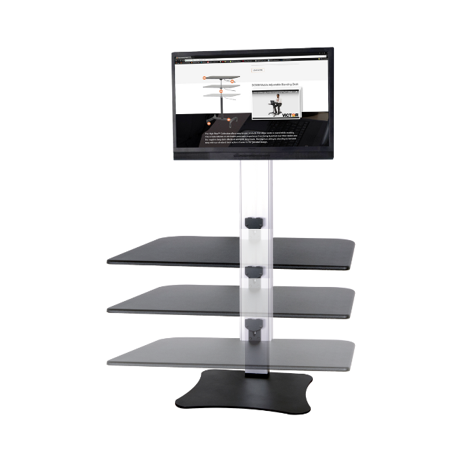 VICTOR® High Rise™ Electric Single Monitor Standing Desk
