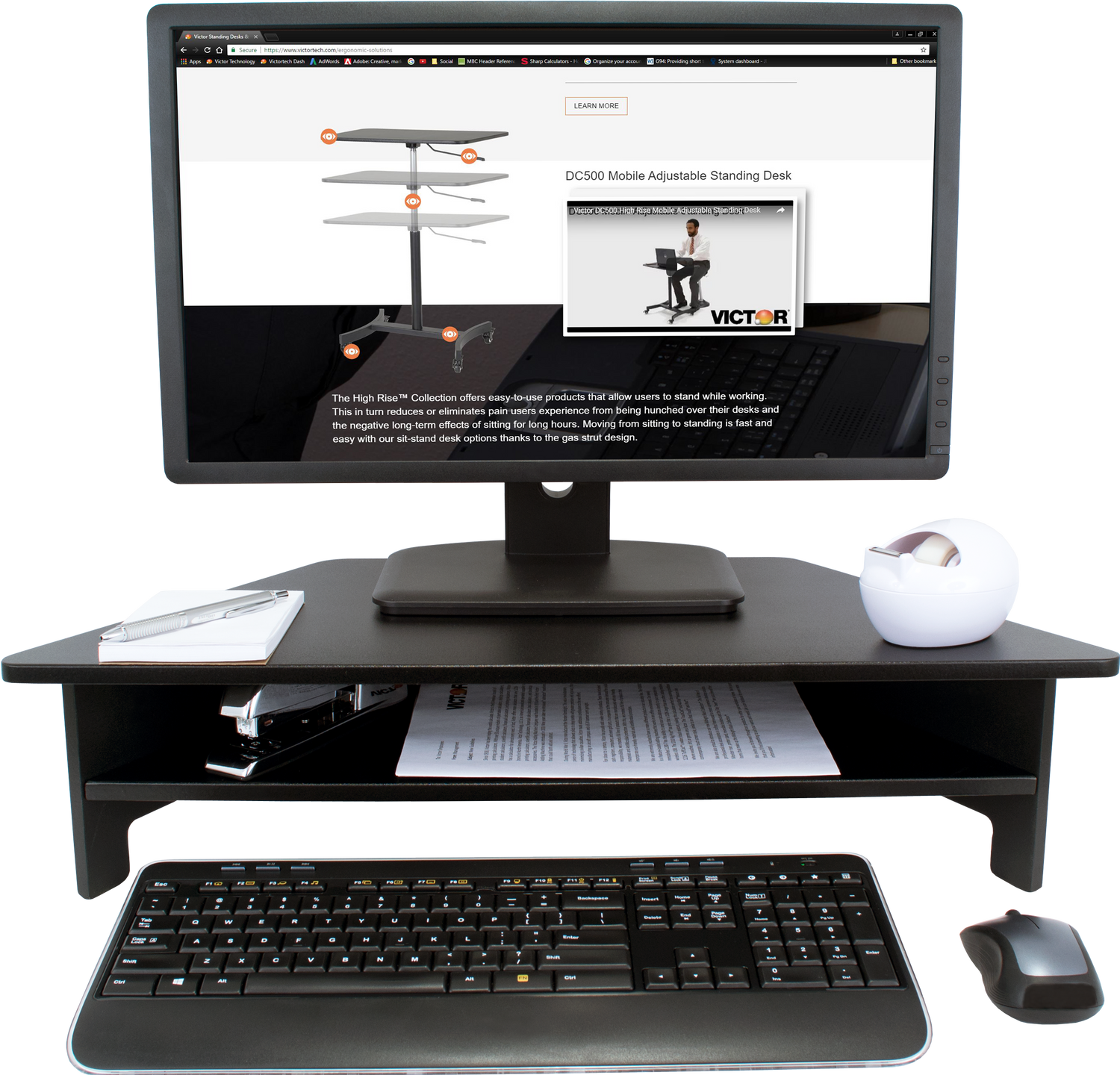 VICTOR® High Rise™ Monitor Stand
