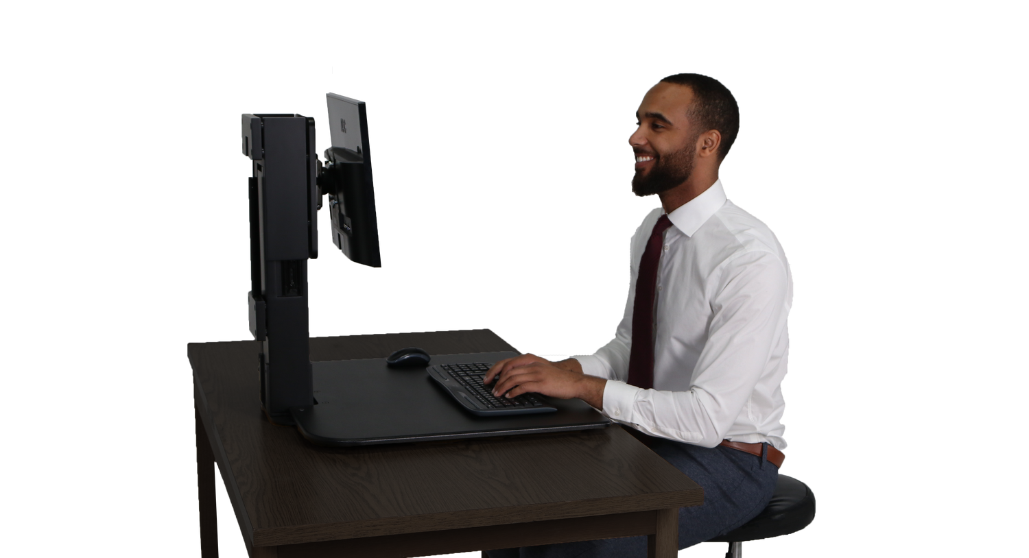VICTOR® High Rise™ Single Monitor Standing Desk