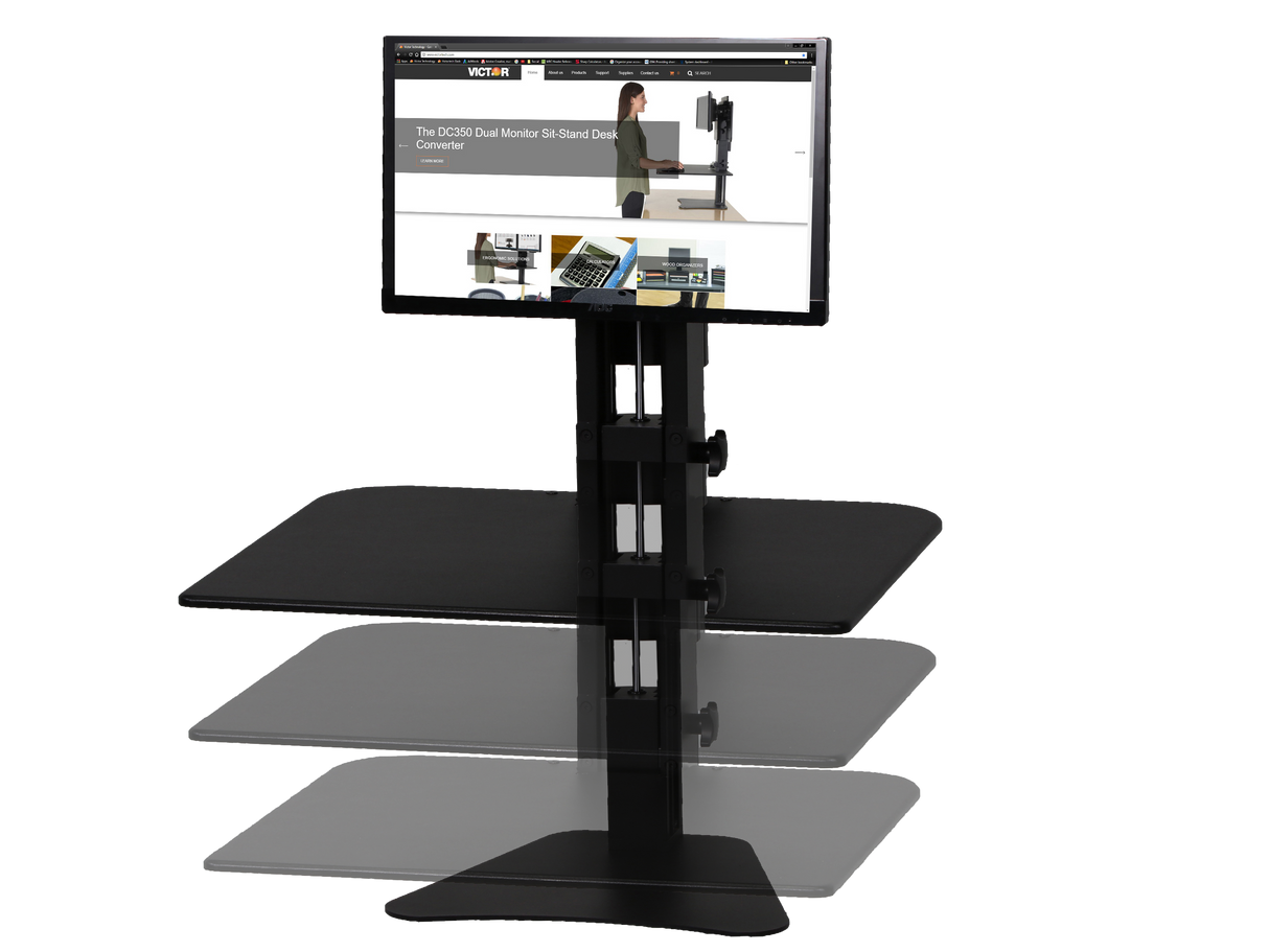 VICTOR® High Rise™ Single Monitor Standing Desk