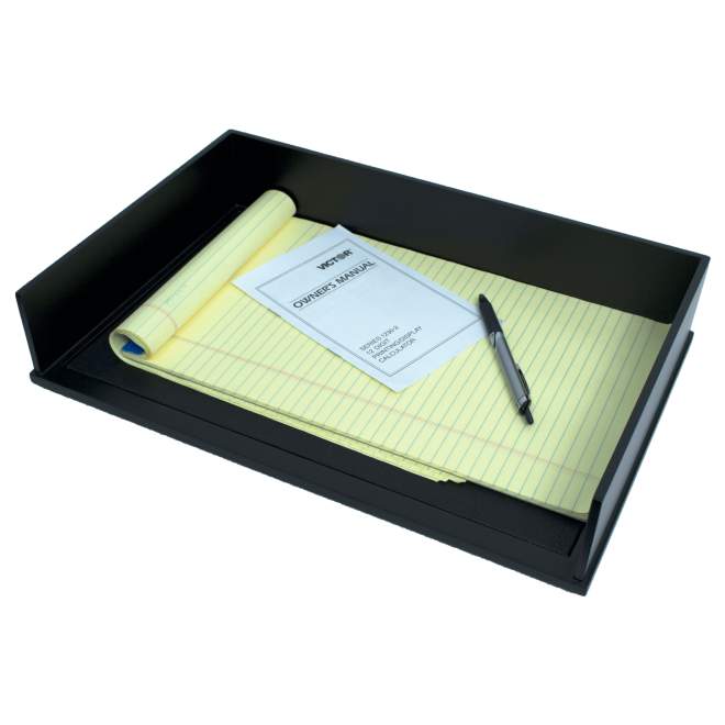 VICTOR® Midnight Black Legal Tray