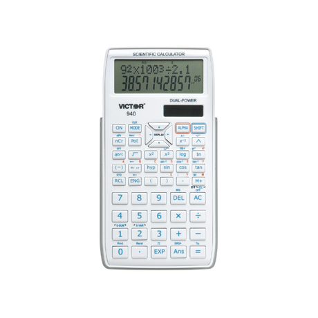 VICTOR® Scientific Calculator with 2 Line Display