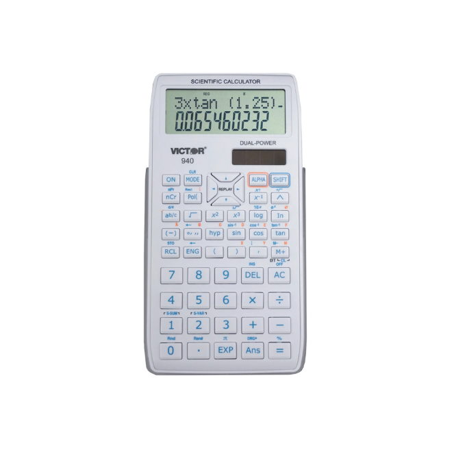 VICTOR® Scientific Calculator with 2 Line Display
