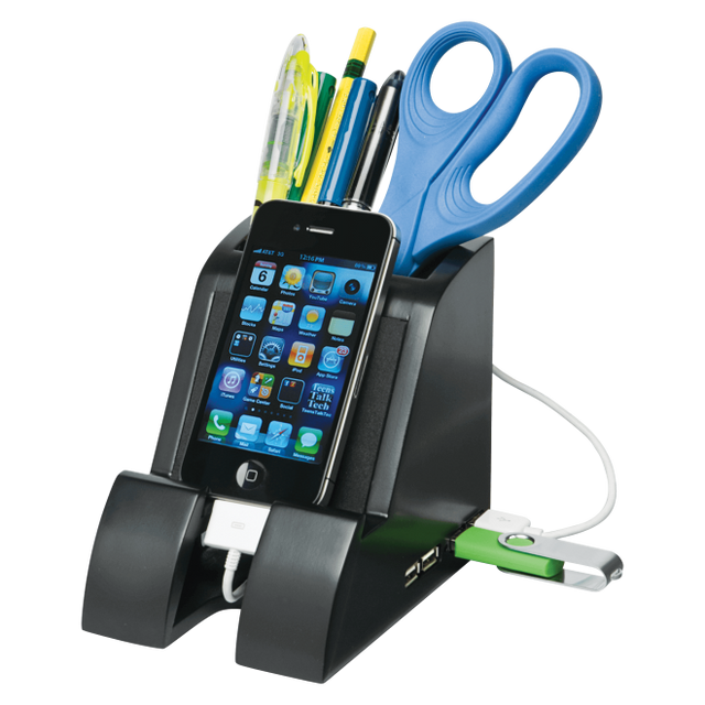 VICTOR® Smart Charge Pencil Cup™ with USB Hub