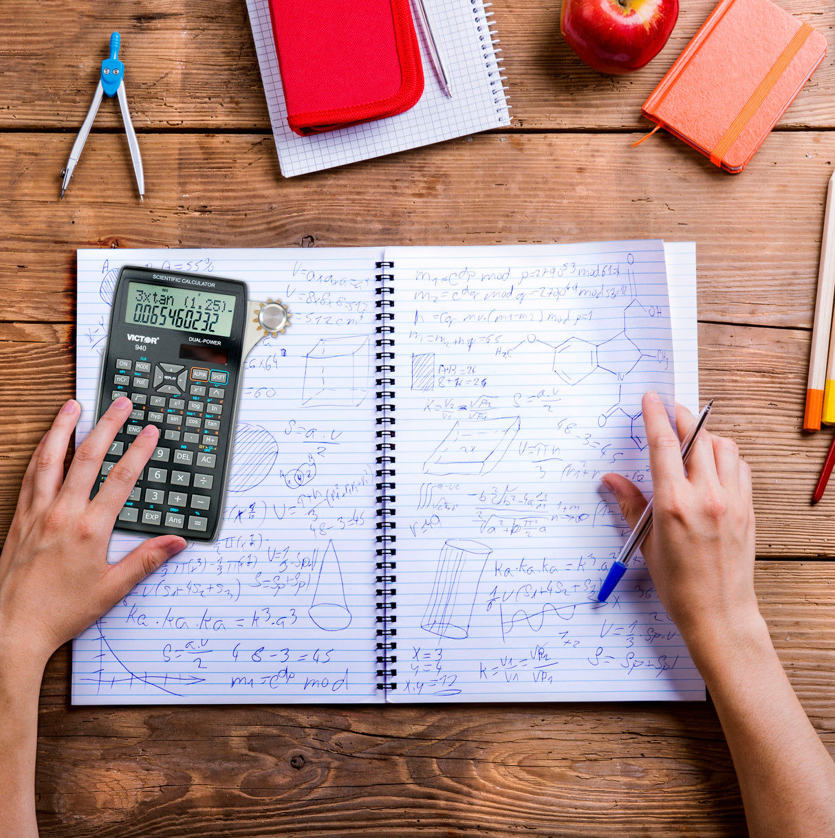 SpinCalc: Scientific Calculator with Fidget Spinner, 2-Line Display