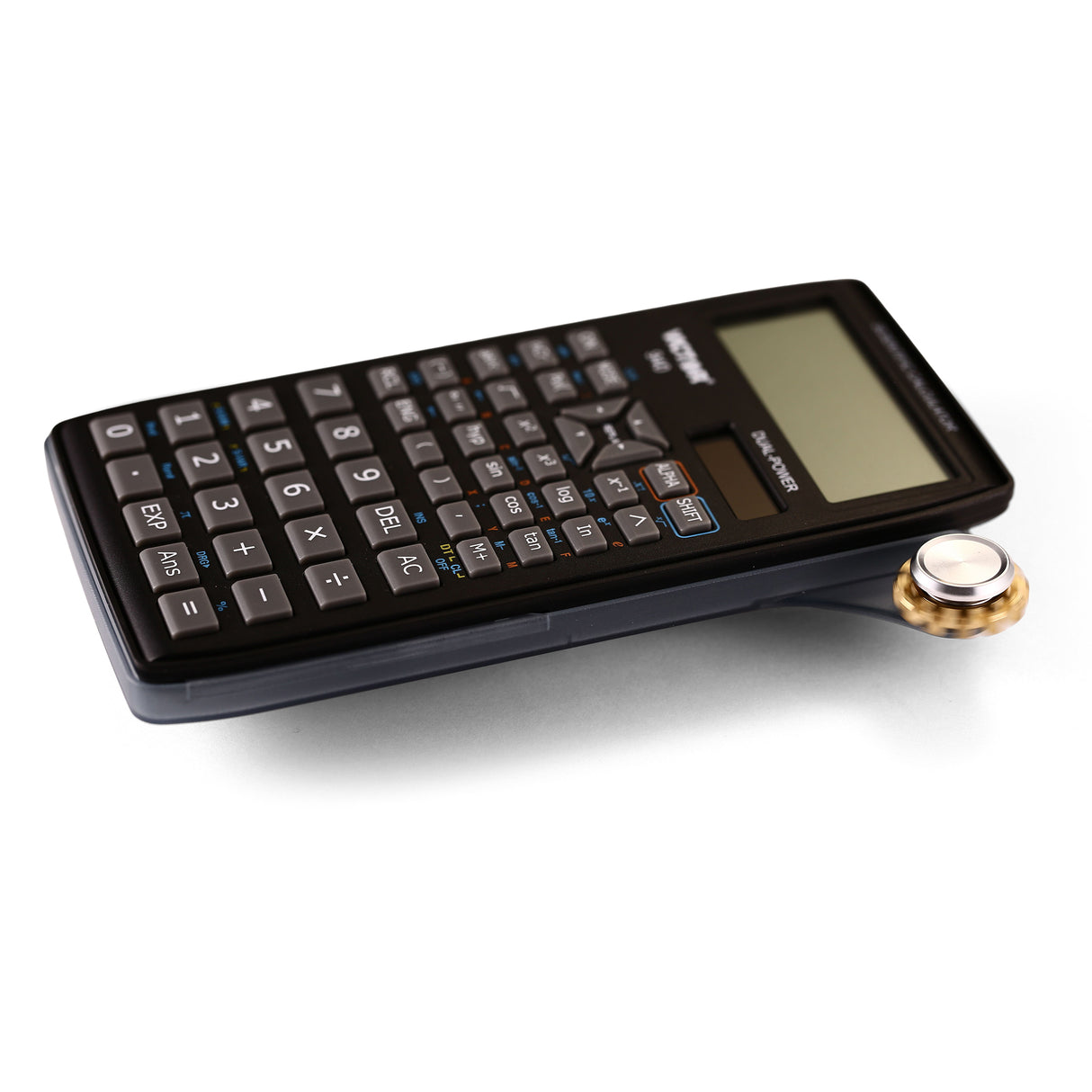 SpinCalc: Scientific Calculator with Fidget Spinner, 2-Line Display