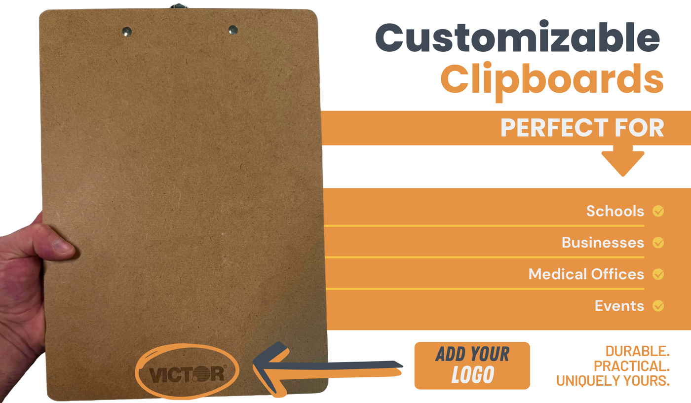 VICTOR® Customizable Clipboards Home Page Banner Image - Desktop
