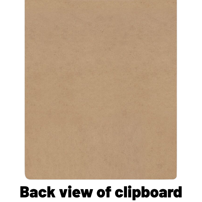 Wood Clipboard – Letter Size, Eco-Friendly