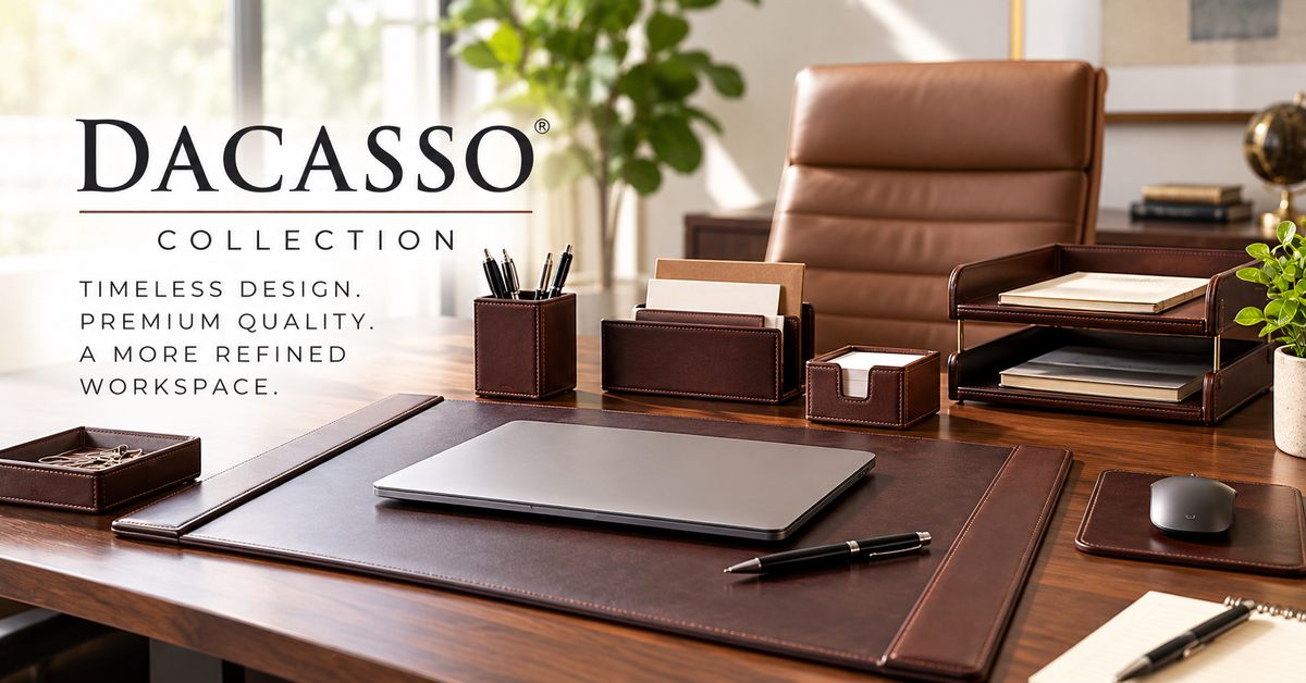 The Desk That Gets Noticed: A Guide to the Dacasso Leather Collection