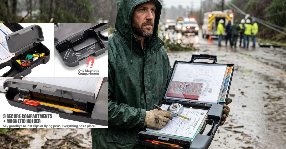 Stay Organized Anywhere with the Officemate® Portable Clipboard Storage Case