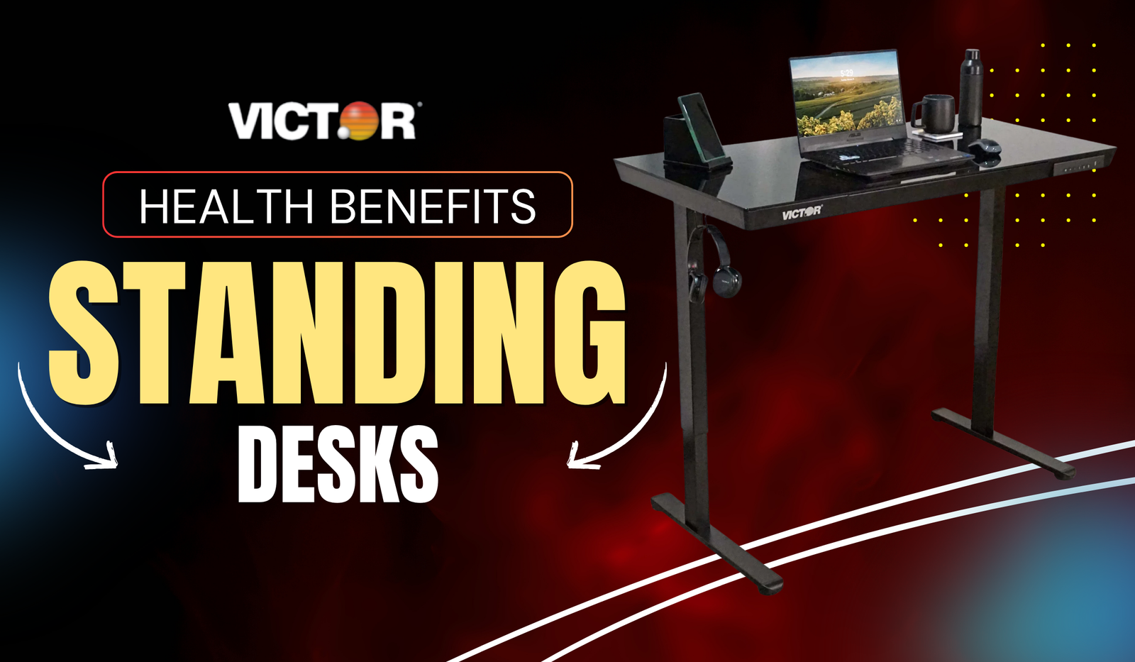 Stand Tall, Work Smart: Why VictorTech’s Standing Desks Are a Game-Changer for Your Health and Productivity