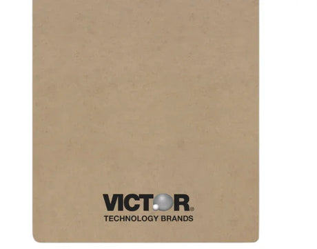 Customizable brown clipboard with Victor Technology Brands logo on front
