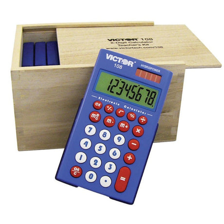 10-Pack VICTOR® 8-Digit Pocket Calculator