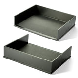 VICTOR® Stacking Letter Tray Desk Organizer – Solid Wood Side-Load Paper Tray - Stackable up to 5 High